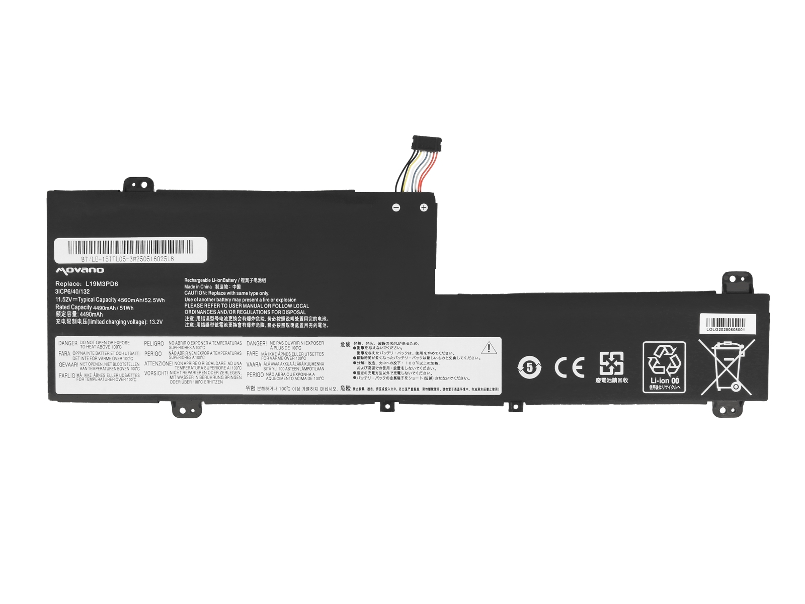 Baterija za Lenovo Flex 5 14 / Flex 5 15, 4560 mAh - slika 6