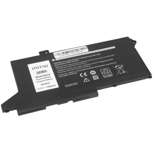 <br><b>Opis:</b><br><ul><li>Nadomestna baterija je izdelana po zasnovi in tehnologiji proizvajalca Mitsu, kar zagotavlja odlično kvaliteto<br></li><li>Najsodobnejša tehnologija omogoča veliko ciklov polnjenja in praznjenja<br></li><li>Li-Polymer celice so prijazne okolju, obenem pa zagotavljajo delovanje brez spominskega učinka<br></li><li>Termično stikalo ščiti baterijske celice pred pregrevanjem, prenapolnitvijo in kratkim stikom<br></li><li>Visoka kapaciteta baterije, podaljšan čas delovanja pri mirovanju naprave, zelo počasno samopraznjenje<br></li><li>100% kompatibilnost z originalno baterijo</li><li>Baterijo polnimo z originalnim ali nadomestnim polnilcem</li><li>Certifikati CE in ROHS</li></ul><br><br><p><b>Originalne oznake:</b></p><ul><li>005R42</li><li>WY9DX</li></ul><br><p><b>Primerno za:</b></p><p>Dell:</p><br><br><ul><li>Latitude 5420, Latitude 5520</li><li>Precision 3560</li></ul><br><b>Lastnosti:</b><ul><li>Proizvajalec: Mitsu</li><li>Barva: črna</li><li>Vrsta: Li-Polymer</li><li>Napetost: 11,4 V</li><li>Kapaciteta: 3.200 mAh (36 Wh)</li><li>Število celic: 3</li></ul><br>