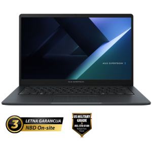 ASUS ExpertBook B1 14" (35,56cm) FHD Core 7 150U 16GB 1TB prenosni računalnik B1403CVA-WB73D0