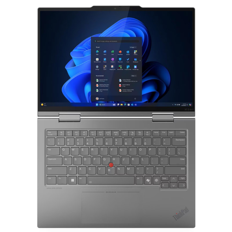 LENOVO ThinkPad X1 2v1 Gen 10 Aura Edition 14" (35,56cm) 2.8K Intel Core Ultra 7 258V 32GB 1TB Windows 11 Pro na dotik prenosni računalnik 21NU002BSC - slika 4