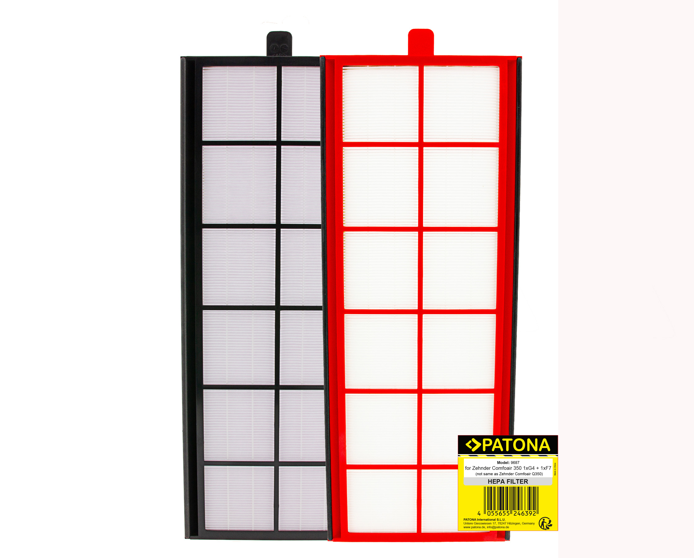 Filter za Zehnder ComfoAir 350 / 500 / 550, G4 + F7, 400100084 - slika 2