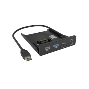 IcyBox IB-HUB1419-i3 6-v-1 USB ohišje HUB za 3