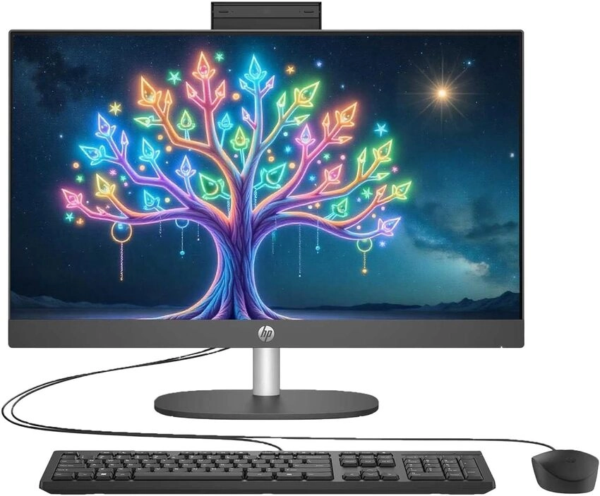 Intel Core i5-1335U (1,3 GHz), 16 GB DDR4-3200, SSD 512 GB PCIe NVMe, Intel Iris Xe Graphics (IGP), Wi-Fi 6 (2x2), Bluetooth 5.3, Webcam, 60,5 cm (23,8″) FHD (1920x1080) AG LED 60 Hz, HDMI, 1x USB-C 3.2 Gen1 (5Gbps), 2x USB-A 3.2 Gen2 (5Gbps), 2x USB-A 2.0, Free DOS