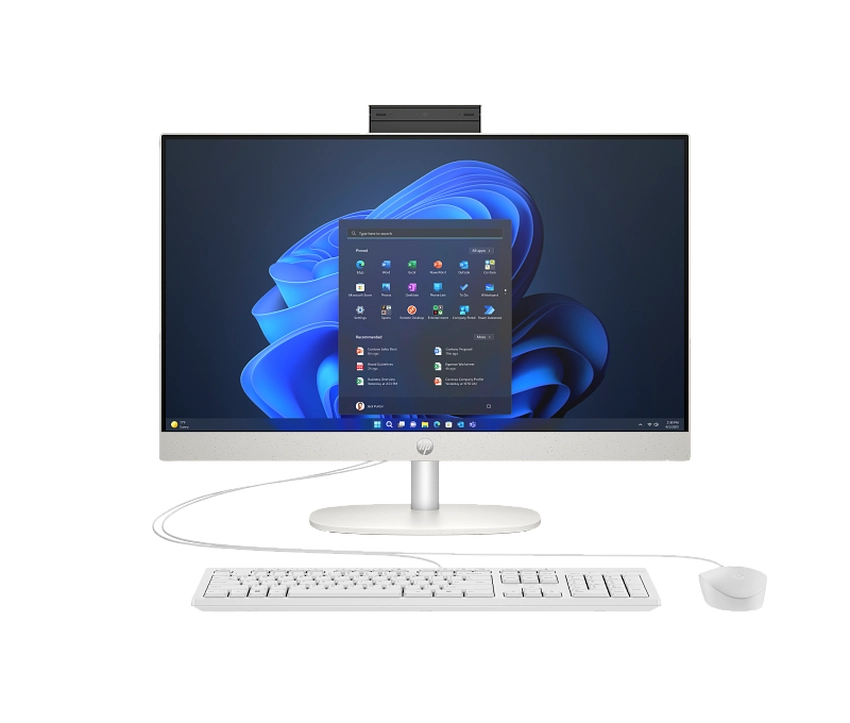 Intel Core i5-1334U (1,3 GHz), 8 GB DDR4-3200, SSD 512 GB PCIe NVMe, Intel Iris Xe Graphics (IGP), Wi-Fi 6 (802.11ax), Bluetooth 5.3, Webcam, 60,5 cm (23,8") FHD (1920x1080) AG LED, HDMI, 1x USB-C 3.2 Gen1 (5Gbps), 2x USB-A 3.2 Gen2 (5Gbps), 2x USB-A 2.0, Microsoft Windows 11 Pro (64-bit)