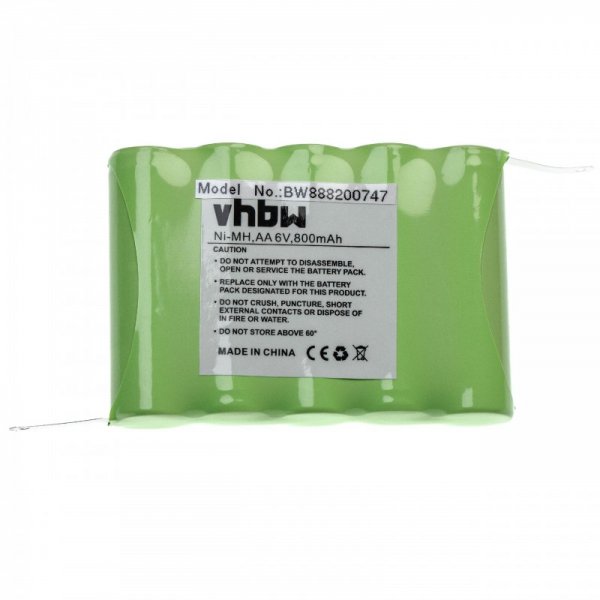 Opis:Nadomestna baterija je izdelana po zasnovi in tehnologiji nemškega proizvajalca VHBW, kar zagotavlja odlično kvalitetoNajsodobnejša tehnologija omogoča veliko ciklov polnjenja in praznjenjaNi-MH celice so prijazne okolju, obenem pa zagotavljajo delovanje brez spominskega učinkaTermično stikalo ščiti baterijske celice pred pregrevanjem, prenapolnitvijo in kratkim stikomVisoka kapaciteta baterije, podaljšan čas delovanja pri mirovanju naprave, zelo počasno samopraznjenje100% kompatibilnost z originalno baterijoBaterijo polnimo z originalnim ali nadomestnim polnilcemCertifikati CE in ROHSOriginalne oznake:7000Primerno za:Bang & Olufsen:BeoLink 7000Lastnosti:Proizvajalec: VHBWVrsta: Ni-MHNapetost: 6 VKapaciteta: 800 mAh (4,8 Wh)