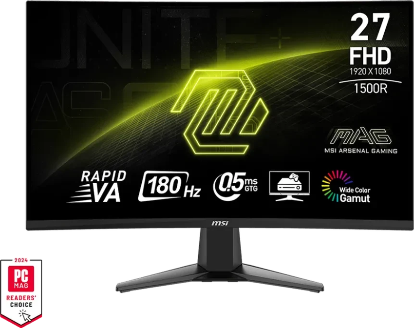 Gaming monitor MSI MAG 27C6F 68,6 cm (27″) FHD Rapid VA LED 180Hz Adaptive Sync - slika 5
