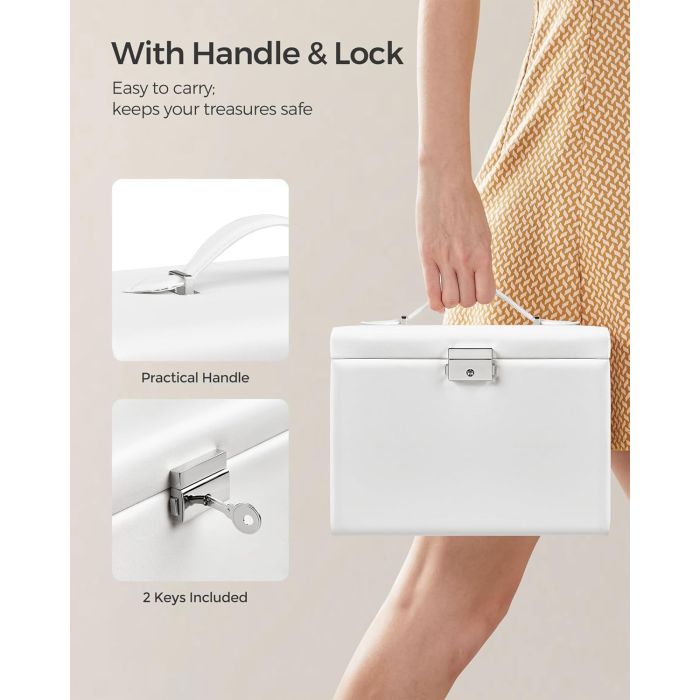 SONGMICS škatla za nakit štiriplastna - slika 3