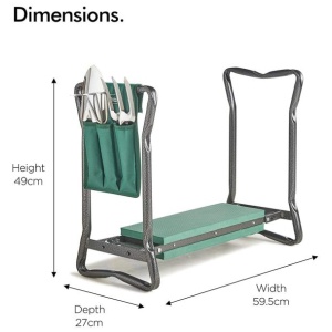 VonHaus 2v1 klečalnik in pručka za sedenje & set orodja | E-specialisti.si