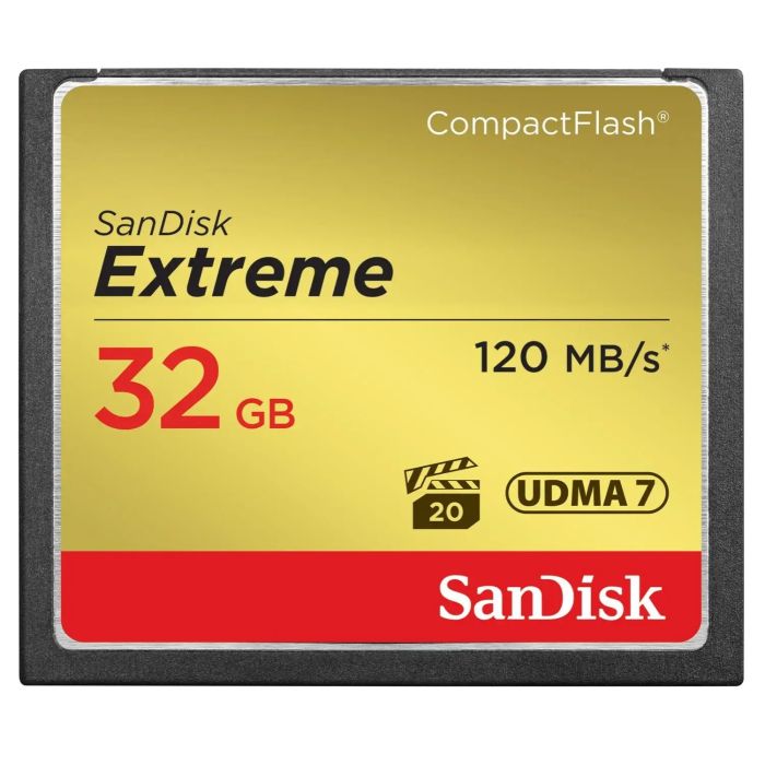 SanDisk 32GB Extreme CompactFlash card UDMA 7 VPG-20 spominska kartica - slika 2
