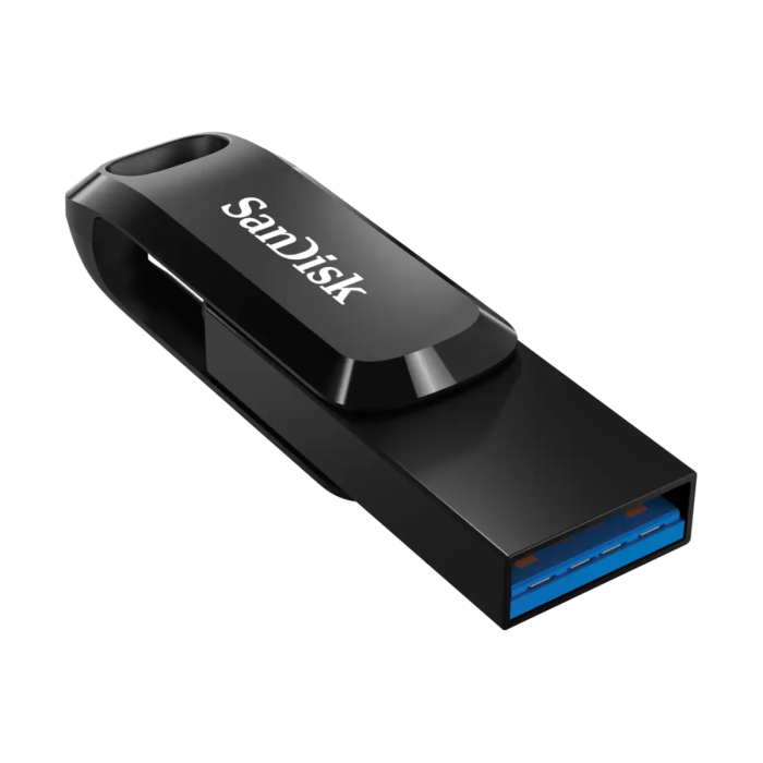 SanDisk 128GB Ultra Dual Drive Go USB-C/A 3.2 USB ključ (črn) - slika 3