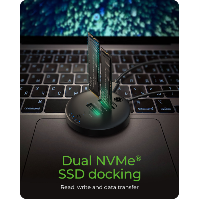 IcyBox IB-1612MCL-C31 priklopna in postaja za kloniranje M.2 NVMe SSD diskov - slika 3