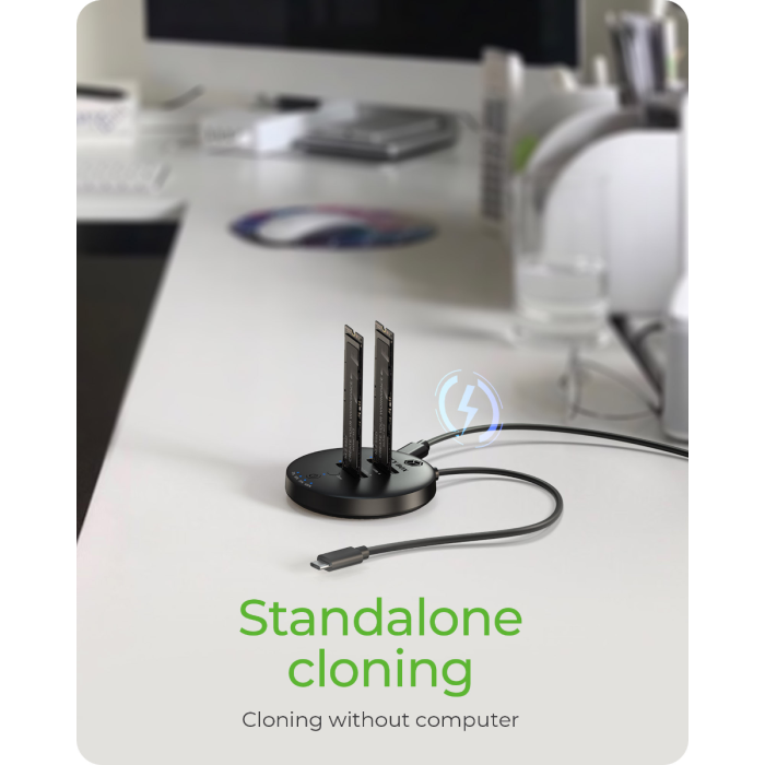 IcyBox IB-1612MCL-C31 priklopna in postaja za kloniranje M.2 NVMe SSD diskov - slika 4