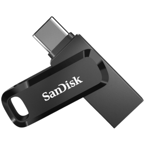 SanDisk 128GB Ultra Dual Drive Go USB-C/A 3.2 USB ključ (črn)