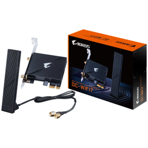 GIGABYTE GC-WIFI7 2Tx2R a/b/g/n/ac/ax/be Tri Band WIFI 7 + BLUETOOTH 5.3 PCI-E kartica