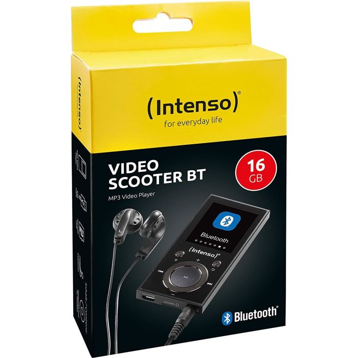 Intenso MP3 predvajalnik Video Scooter BT 16GB - črn - slika 3