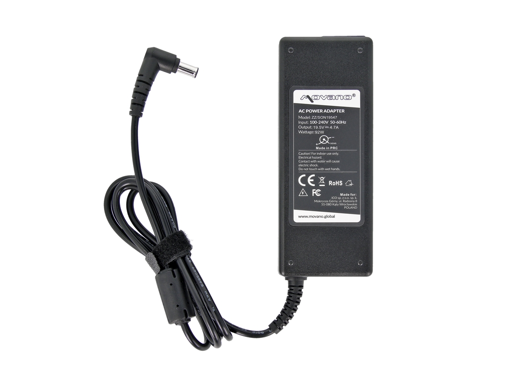 Polnilec za prenosnike Sony, 90W / 19.5V / 4.7A / 6.5mm x 4.4mm - slika 5