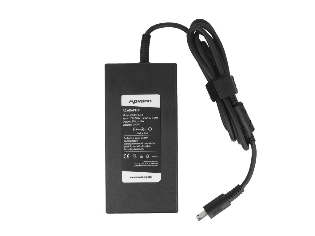 Polnilec za prenosnike MSI, 240W / 20V / 12A / priključek USB - slika 5