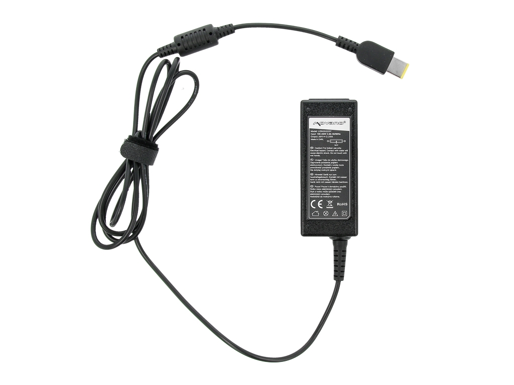 Polnilec za prenosnike Lenovo, 45W / 20V / 2,25A / pravokotni priključek - slika 6