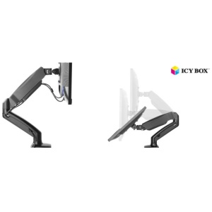 IcyBox IB-MS303-T enojni namizni nosilec za monitor do 27"