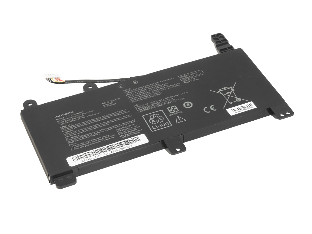 Baterija za Asus G531GU / G731GU / G712LU, C41N1731-2, 4300 mAh - slika 2