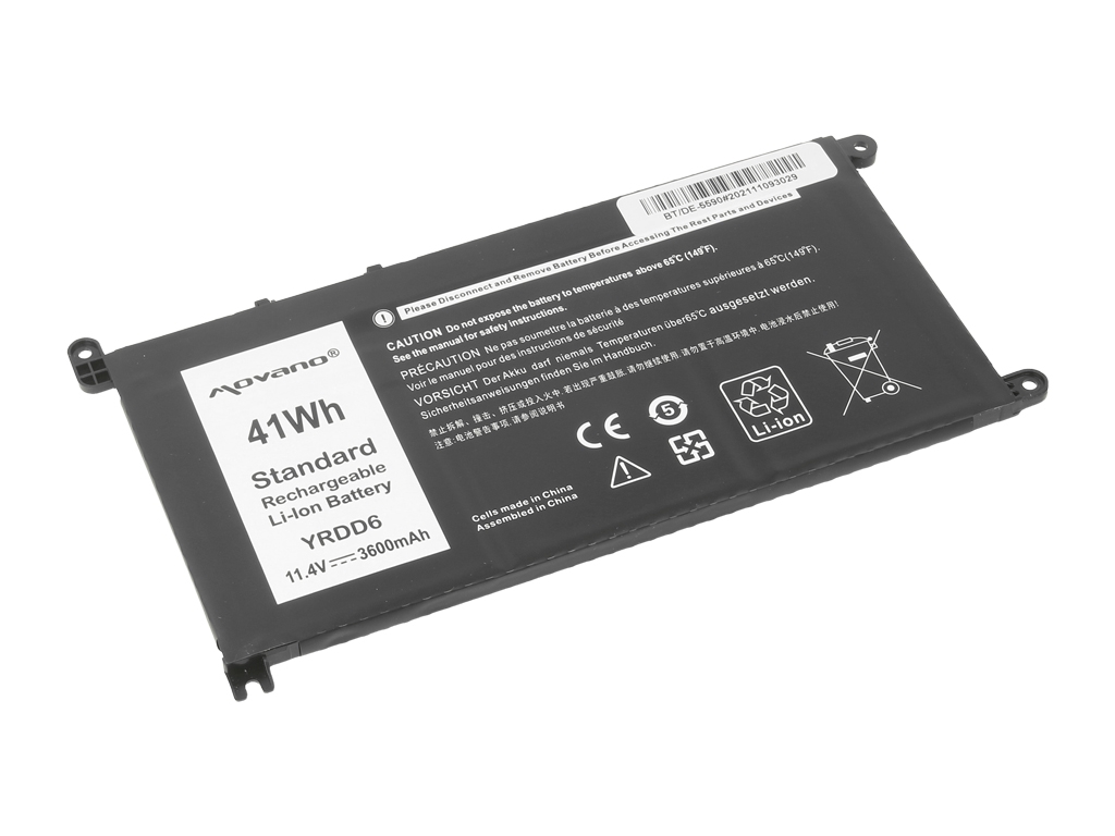 Baterija za Dell Inspiron 5590 / Vostro 3491, YRDD6, 3600 mAh - slika 2