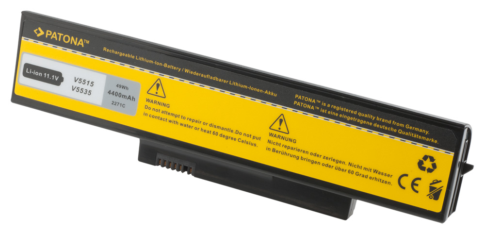 Baterija za Fujitsu Siemens Esprimo Mobile V5515 / V5535 / V5555, 4400 mAh - slika 2