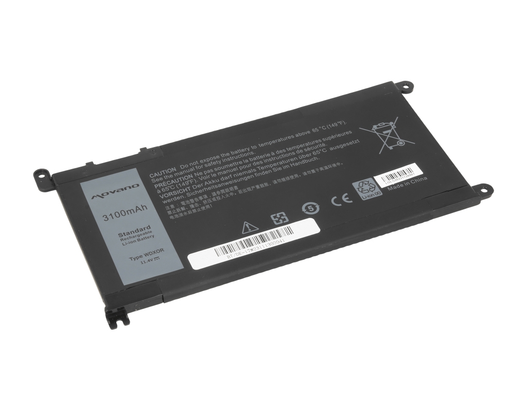 Baterija za Dell Inspiron 5378 / Latitude 3490, WDX0R, 3100 mAh - slika 2
