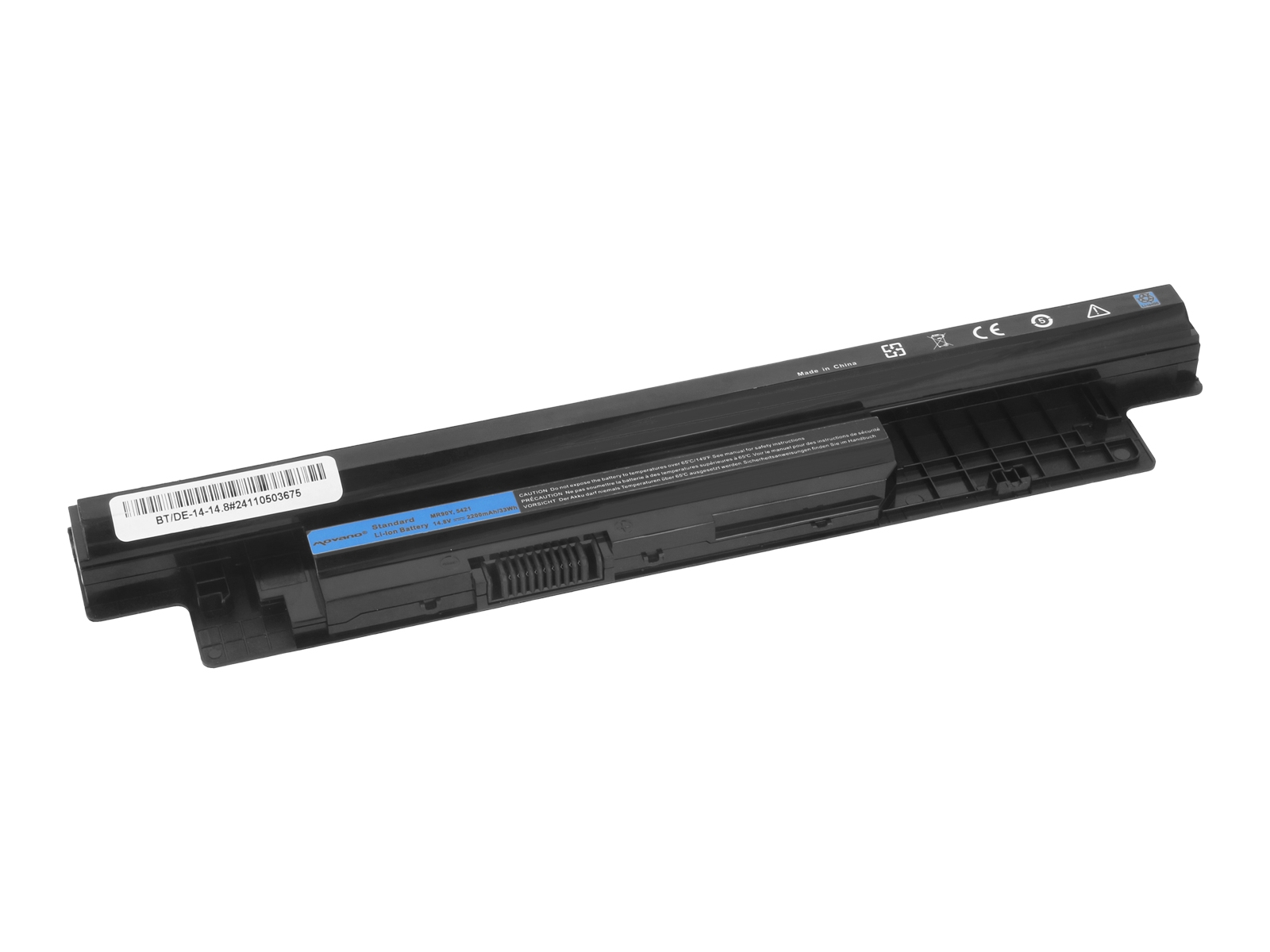 Baterija za Dell Inspiron 14 / 14R / 15 / 15R / 15RV / 17 / 17R, 11.1V, 4400 mAh - slika 2