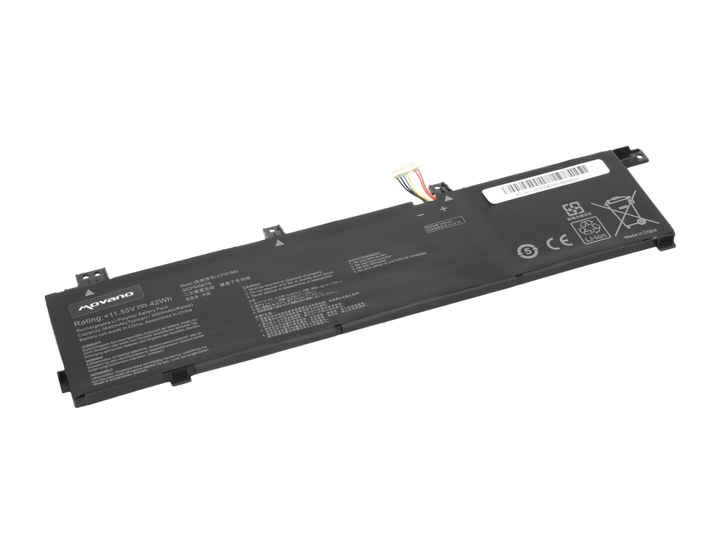 Baterija za Asus VivoBook S14 / S15, C31N1843, 3640 mAh - slika 2