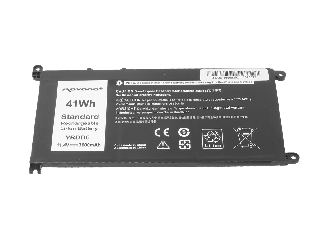 Baterija za Dell Inspiron 5590 / Vostro 3491, YRDD6, 3600 mAh - slika 3