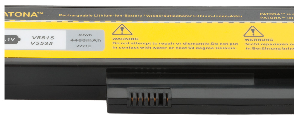 Baterija za Fujitsu Siemens Esprimo Mobile V5515 / V5535 / V5555, 4400 mAh - slika 5
