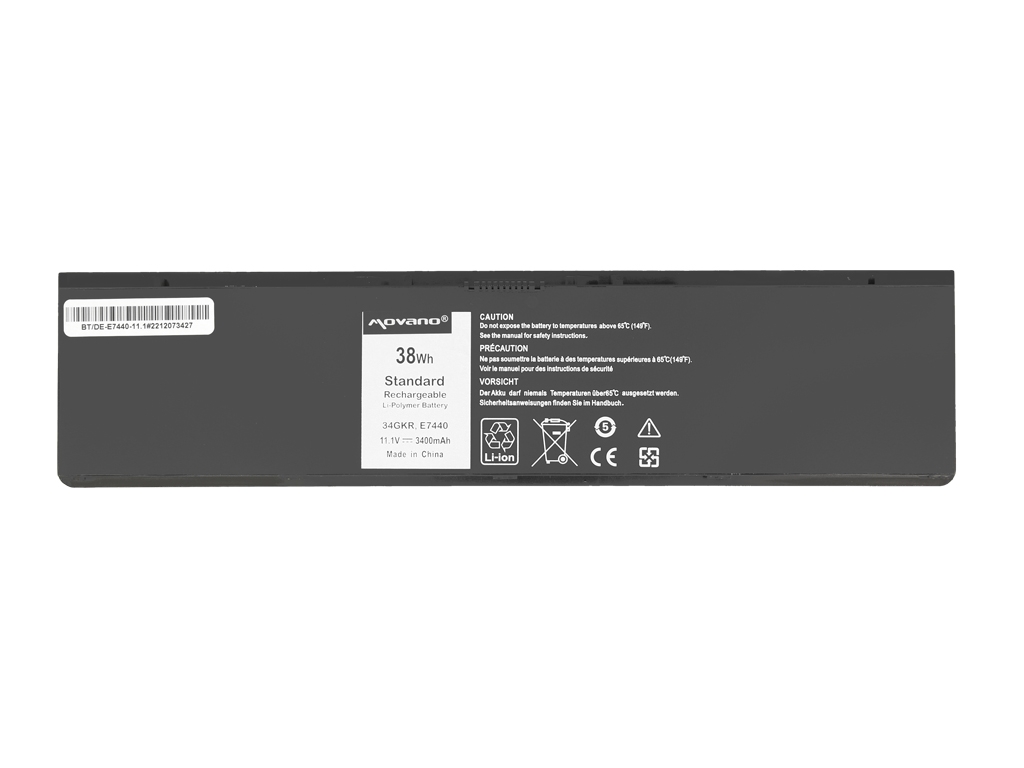 Baterija za Dell Latitude E7420 / E7440 / E7450, 3RNFD, 11.1V, 3400 mAh - slika 5