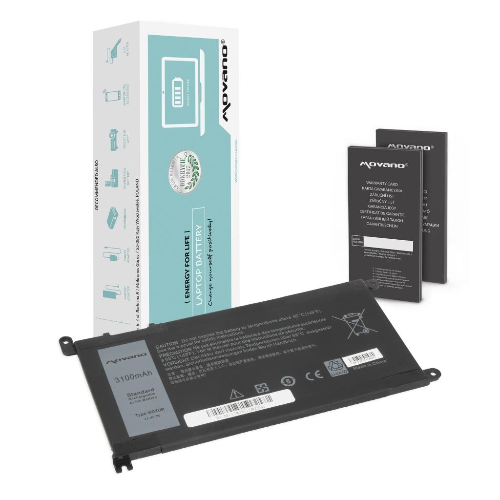 Baterija za Dell Inspiron 5378 / Latitude 3490, WDX0R, 3100 mAh - slika 6