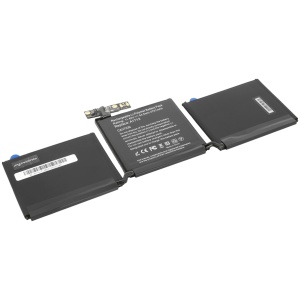 <p><b>Opis:</b><br></p><ul><li>Nadomestna baterija je izdelana po zasnovi in tehnologiji proizvajalca Movano, kar zagotavlja odlično kvaliteto<br></li><li>Najsodobnejša tehnologija omogoča veliko ciklov polnjenja in praznjenja<br></li><li>Li-Polymer celice so prijazne okolju, obenem pa zagotavljajo delovanje brez spominskega učinka<br></li><li>Termično stikalo ščiti baterijske celice pred pregrevanjem, prenapolnitvijo in kratkim stikom<br></li><li>Visoka kapaciteta baterije, podaljšan čas delovanja pri mirovanju naprave, zelo počasno samopraznjenje<br></li><li>100% kompatibilnost z originalno baterijo</li><li>Baterijo polnimo z originalnim ali nadomestnim polnilcem</li><li>Certifikati CE in ROHS</li></ul><br><p><b>Originalne oznake:</b></p><br><ul><li>A1713</li><li>020-00946</li></ul><br><p><b>Primerno za:</b></p><p>Apple MacBook Pro 13" (model 2016, 2017, z dvema Thunderbolt 3 portoma):</p><ul><li>A1708, (EMC 2978), A1708 (EMC 3164),&nbsp;MacBook Pro 13" Two Thunderbolt 3 Ports (A1708) Late 2016 / Mid 2017,&nbsp;MLL42LL/A, MLUQ2LL/A,&nbsp;MPXQ2LL/A, MPXR2LL/A, MPXT2LL/A, MPXU2LL/A,&nbsp;MLL42LL/A*,&nbsp;MLL42LL/A,&nbsp;MPXQ2LL/A*,&nbsp;MPXQ2LL/A</li></ul><br><br><b>Lastnosti:</b><ul><li>Proizvajalec: Movano</li><li>Vrsta: Li-Polymer</li><li>Napetost: 11,4 V</li><li>Kapaciteta: 4.781 mAh (54,5 Wh)</li></ul><br>