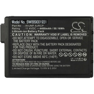 <br><b>Opis:</b><br><ul><li>Nadomestna baterija je izdelana po zasnovi in tehnologiji nemškega proizvajalca VHBW, kar zagotavlja odlično kvaliteto<br></li><li>Najsodobnejša tehnologija omogoča veliko ciklov polnjenja in praznjenja<br></li><li>Li-Polymer celice so prijazne okolju, obenem pa zagotavljajo delovanje brez spominskega učinka<br></li><li>Termično stikalo ščiti baterijske celice pred pregrevanjem, prenapolnitvijo in kratkim stikom<br></li><li>Visoka kapaciteta baterije, podaljšan čas delovanja pri mirovanju naprave, zelo počasno samopraznjenje<br></li><li>100% kompatibilnost z originalno baterijo</li><li>Baterijo polnimo z originalnim ali nadomestnim polnilcem</li><li>Certifikati CE in ROHS</li></ul><br><br><p><b>Originalne oznake:</b></p><ul><li><li>6JRCP</li><li>XVJNP</li><li>M0TN3</li><li>0XVJNP</li><li>06JRCP</li><li>0M0TN3</li><li>KD1CT</li><li>0KD1CT</li></li></ul><br><p><b>Primerno za:</b></p><p>Dell:</p><br><br><ul><li>Latitude 5430 Rugged, Latitude 7330 Rugged, P148G, P148G001, P149G, P149G001</li></ul><br><b>Lastnosti:</b><ul><li>Proizvajalec: VHBW</li><li>Vrsta: Li-Polymer</li><li>Napetost: 11,4 V</li><li>Kapaciteta: 4.400 mAh (50,16 Wh)</li></ul><br>