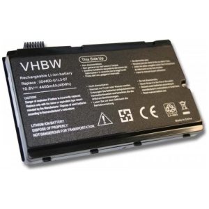 <br><b>Opis:</b><br><ul><li>Nadomestna baterija je izdelana po zasnovi in tehnologiji nemškega proizvajalca VHBW, kar zagotavlja odlično kvaliteto<br></li><li>Najsodobnejša tehnologija omogoča veliko ciklov polnjenja in praznjenja<br></li><li>Li-Ion celice so prijazne okolju, obenem pa zagotavljajo delovanje brez spominskega učinka<br></li><li>Termično stikalo ščiti baterijske celice pred pregrevanjem, prenapolnitvijo in kratkim stikom<br></li><li>Visoka kapaciteta baterije, podaljšan čas delovanja pri mirovanju naprave, zelo počasno samopraznjenje<br></li><li>100% kompatibilnost z originalno baterijo</li><li>Baterijo polnimo z originalnim ali nadomestnim polnilcem</li><li>Certifikati CE in ROHS</li></ul><br><br><p><b>Originalne oznake:</b></p><ul><li>3S4400-C1S1-07</li><li>3S4400-G1L3-07</li><li>ECS-F70</li></ul><br><p><b>Primerno za:</b></p><p >Fujitsu Siemens:</p><ul><li>Amilo Pi3450, Amilo&nbsp;Pi3525,&nbsp;Amilo&nbsp;Pi3540</li><li>Amilo Xi2550</li></ul><br><br><b>Lastnosti:</b><ul><li>Proizvajalec: VHBW</li><li>Barva: črna</li><li>Vrsta: Li-Ion</li><li>Napetost: 10,8 V</li><li>Kapaciteta: 4.400 mAh (48 Wh)</li><li>Število celic: 6</li></ul><br>