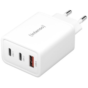 Intenso 65W GaN napajalnik s priključkom 2xUSB-C in 1xUSB-A W65ACC