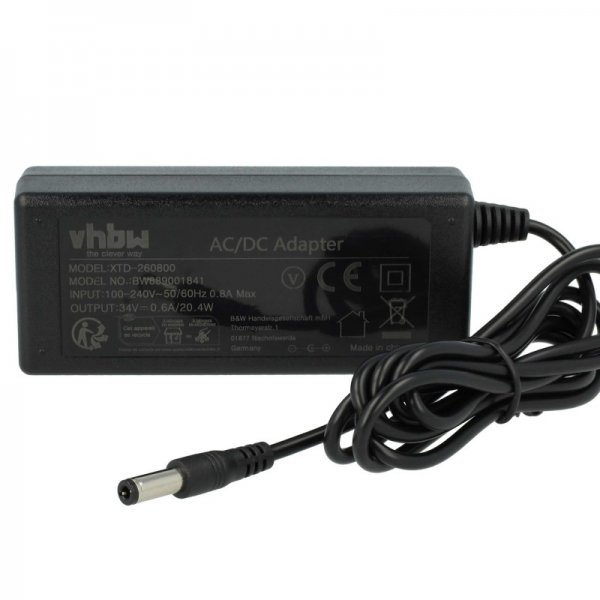 Polnilec za sesalnike Hoover SlimVac / Proscenic P11, 20.4W, 34V, 0.6A - slika 3