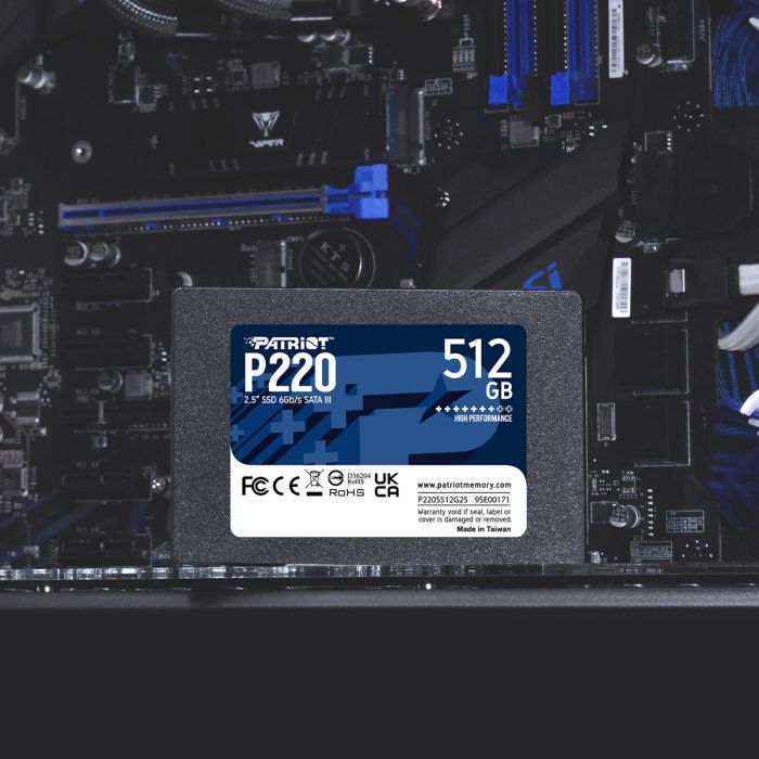 Patriot P220 512GB SSD SATA 3 2.5 - slika 2