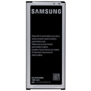<b>Opis:</b><br><ul><li><b>Originalna baterija proizvajalca Samsung</b><br></li><li>Najsodobnejša tehnologija omogoča veliko ciklov polnjenja in praznjenja<br></li><li>Li-Ion celice so prijazne okolju, obenem pa zagotavljajo delovanje brez spominskega učinka<br></li><li>Termično stikalo ščiti baterijske celice pred pregrevanjem, prenapolnitvijo in kratkim stikom<br></li><li>Visoka kapaciteta baterije, podaljšan čas delovanja pri mirovanju naprave, zelo počasno samopraznjenje<br></li><li>Baterijo polnimo z originalnim ali nadomestnim polnilcem<br></li><li>Certifikati CE in ROHS</li><li>Bulk pakiranje<br></li></ul><br><br><p><b>Originalne oznake:</b></p><ul><li>EB-BG850BB</li><li>EB-BG850BBC</li><li>EB-BG850BBE<br></li></ul><br><p><b>Primerno za:</b></p><ul></ul><br>Samsung:<br><ul><li>Galaxy Alpha, SM-G850, SM-G8508, SM-G8508S, SM-G8509v, SM-G850F, SM-G850T, SM-S801</li></ul><br><b>Lastnosti:</b><ul><li>Proizvajalec: Samsung</li><li>Vrsta: Li-Ion</li><li>Napetost: 3,85 V</li><li>Kapaciteta: 1.860 mAh (7,17 Wh)</li></ul><br>