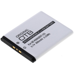 <br><b>Opis:</b><br><ul><li>Nadomestna baterija je izdelana po zasnovi in tehnologiji nemškega proizvajalca OTB, kar zagotavlja odlično kvaliteto<br></li><li>Najsodobnejša tehnologija omogoča veliko ciklov polnjenja in praznjenja<br></li><li>Li-Ion celice so prijazne okolju, obenem pa zagotavljajo delovanje brez spominskega učinka<br></li><li>Termično stikalo ščiti baterijske celice pred pregrevanjem, prenapolnitvijo in kratkim stikom<br></li><li>Visoka kapaciteta baterije, podaljšan čas delovanja pri mirovanju naprave, zelo počasno samopraznjenje<br></li><li>100% kompatibilnost z originalno baterijo</li><li>Baterijo polnimo z originalnim ali nadomestnim polnilcem</li><li>Certifikati CE in ROHS</li></ul><br><br><p><b>Originalne oznake:</b><br></p><ul><li>BST-33<br></li></ul><br><p><b>Primerno za:</b></p>Sony Ericsson:<ul><li>Aino, C702, C901 GreenHeart, C903, G502, G700, G705, G900, K530i, K800i, K810i, M600i, Naite, P1i, Satio, T700, W205, W302, W395, W595, W610i, W660i, W705, W850i, W880i, W950i, W960i, Z250i, Z320i, Z610i<br></li></ul><br><b>Lastnosti:</b><ul><li>Proizvajalec: OTB</li><li>Vrsta: Li-Ion</li><li>Napetost: 3,7 V</li><li>Kapaciteta: 900 mAh (3,33 Wh)</li></ul><br>
