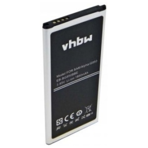 <b>Opis:</b><br><ul><li>Nadomestna baterija je izdelana po zasnovi in tehnologiji nemškega proizvajalca VHBW, kar zagotavlja odlično kvaliteto<br></li><li>Najsodobnejša tehnologija omogoča veliko ciklov polnjenja in praznjenja<br></li><li>Li-Ion celice so prijazne okolju, obenem pa zagotavljajo delovanje brez spominskega učinka<br></li><li>Termično stikalo ščiti baterijske celice pred pregrevanjem, prenapolnitvijo in kratkim stikom<br></li><li>Visoka kapaciteta baterije, podaljšan čas delovanja pri mirovanju naprave, zelo počasno samopraznjenje<br></li><li>100% kompatibilnost z originalno baterijo</li><li>Baterijo polnimo z originalnim ali nadomestnim polnilcem</li><li>Certifikati CE in ROHS</li></ul><br><br><p><b>Originalne oznake:</b></p><ul><li>EB-BG850BB</li><li>EB-BG850BBC</li><li>EB-BG850BBE<br></li></ul><br><p><b>Primerno za:</b></p><ul></ul><br>Samsung:<br><ul><li>Galaxy Alpha, SM-G850, SM-G8508, SM-G8508S, SM-G8509v, SM-G850F, SM-G850T, SM-S801</li></ul><br><b>Lastnosti:</b><ul><li>Proizvajalec: VHBW</li><li>Vrsta: Li-Ion</li><li>Napetost: 3,85 V</li><li>Kapaciteta: 1.860 mAh (7,16 Wh)</li></ul><br>