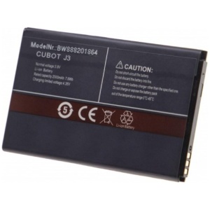 <b>Opis:</b><br><ul><li>Nadomestna baterija je izdelana po zasnovi in tehnologiji nemškega proizvajalca VHBW, kar zagotavlja odlično kvaliteto<br></li><li>Najsodobnejša tehnologija omogoča veliko ciklov polnjenja in praznjenja<br></li><li>Li-Ion celice so prijazne okolju, obenem pa zagotavljajo delovanje brez spominskega učinka<br></li><li>Termično stikalo ščiti baterijske celice pred pregrevanjem, prenapolnitvijo in kratkim stikom<br></li><li>Visoka kapaciteta baterije, podaljšan čas delovanja pri mirovanju naprave, zelo počasno samopraznjenje<br></li><li>100% kompatibilnost z originalno baterijo</li><li>Baterijo polnimo z originalnim ali nadomestnim polnilcem</li><li>Certifikati CE in ROHS</li></ul><br><br><p><b>Originalne oznake:</b></p><ul><li>CubotJ3</li></ul><br><br><p><b>Primerno za:</b></p><p>Cubot:</p><ul><li>J3</li></ul><br><b>Lastnosti:</b><ul><li>Proizvajalec: VHBW</li><li>Vrsta: Li-Ion</li><li>Napetost: 3,8 V</li><li>Kapaciteta: 2.000 mAh (7,6 Wh)</li></ul><br>