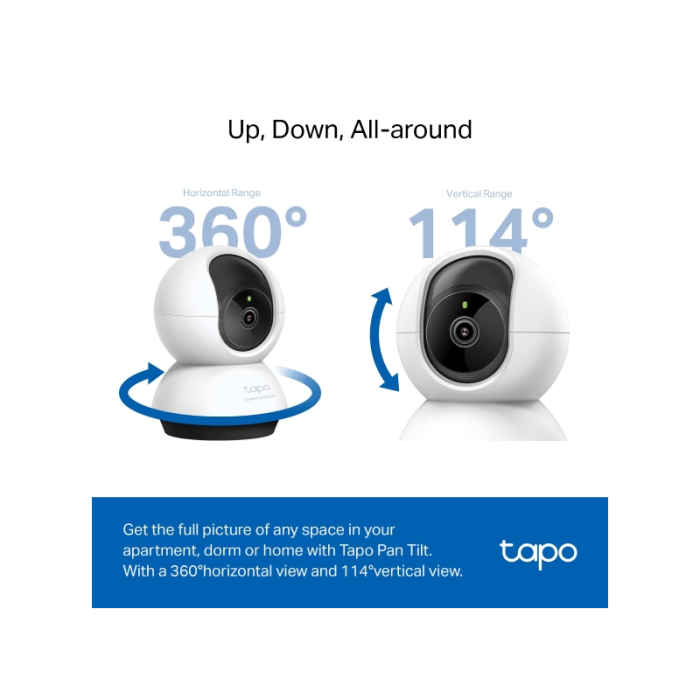 TP-LINK Tapo C220 2k 4MP QHD WiFi Pan/Tilt varnostna kamera - slika 2