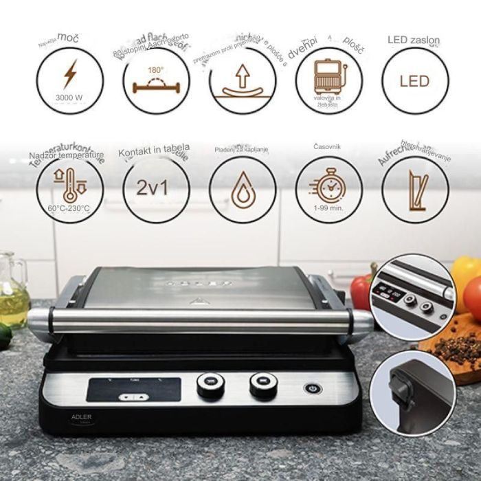 Adler Električni žar LED 2v1 AD 3059 | E-specialisti.si