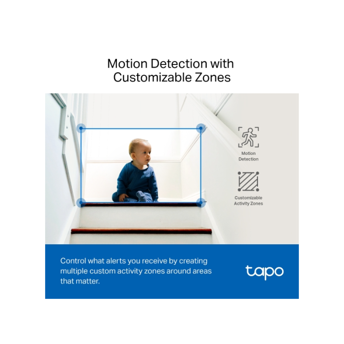 TP-LINK Tapo C220 2k 4MP QHD WiFi Pan/Tilt varnostna kamera - slika 4