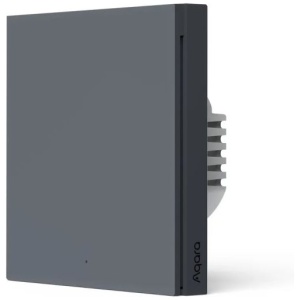 AQARA pametno enojno stensko stikalo H1 EU brez nevtralnega vodnika, WS-EUK01 GREY | E-specialisti.si