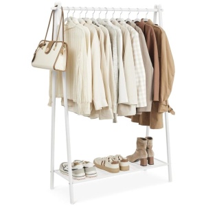 SONGMICS Obešalnik za oblačila, bela | E-specialisti.si