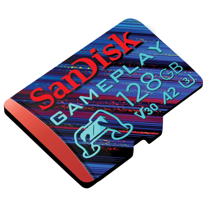 SanDisk 128GB GamePlay microSD spominska kartica za mobilni in konzolni gaming - slika 4