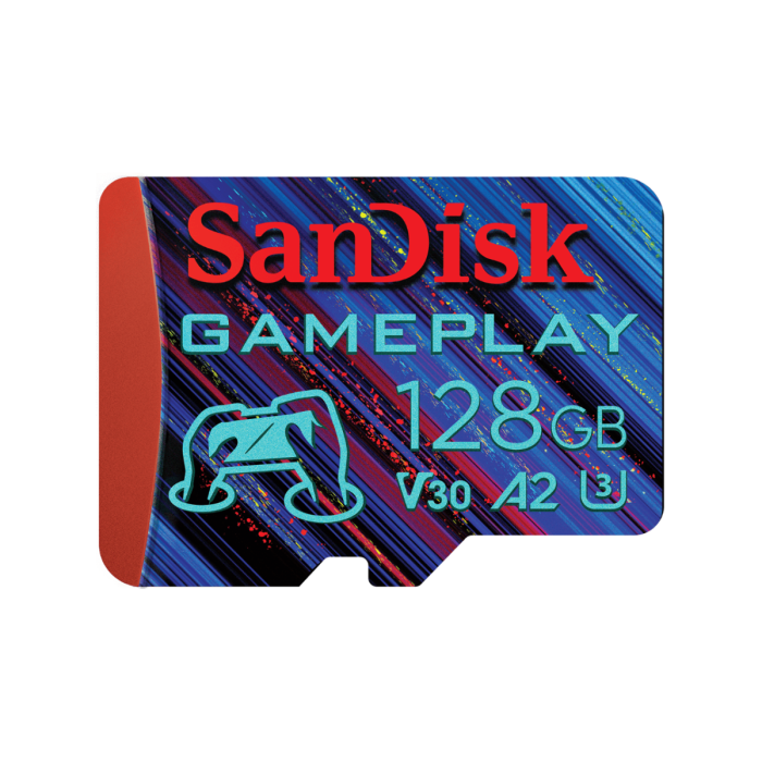SanDisk 128GB GamePlay microSD spominska kartica za mobilni in konzolni gaming